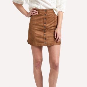 BB Dakota Suede Skirt